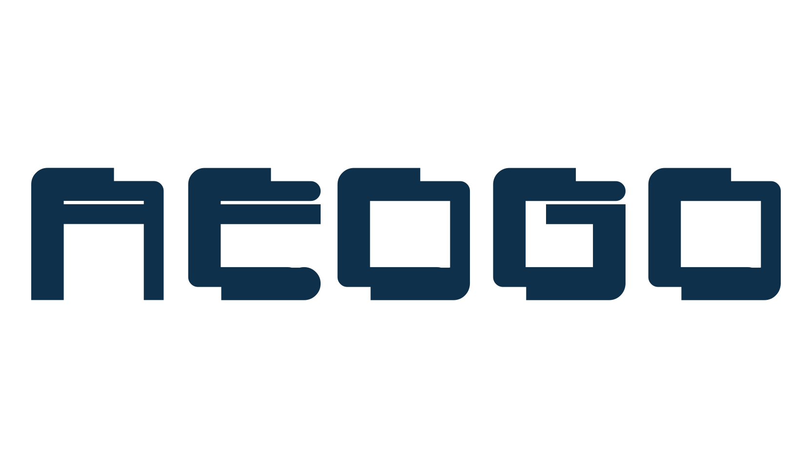 Aeogo, techno sci-fi font preview
