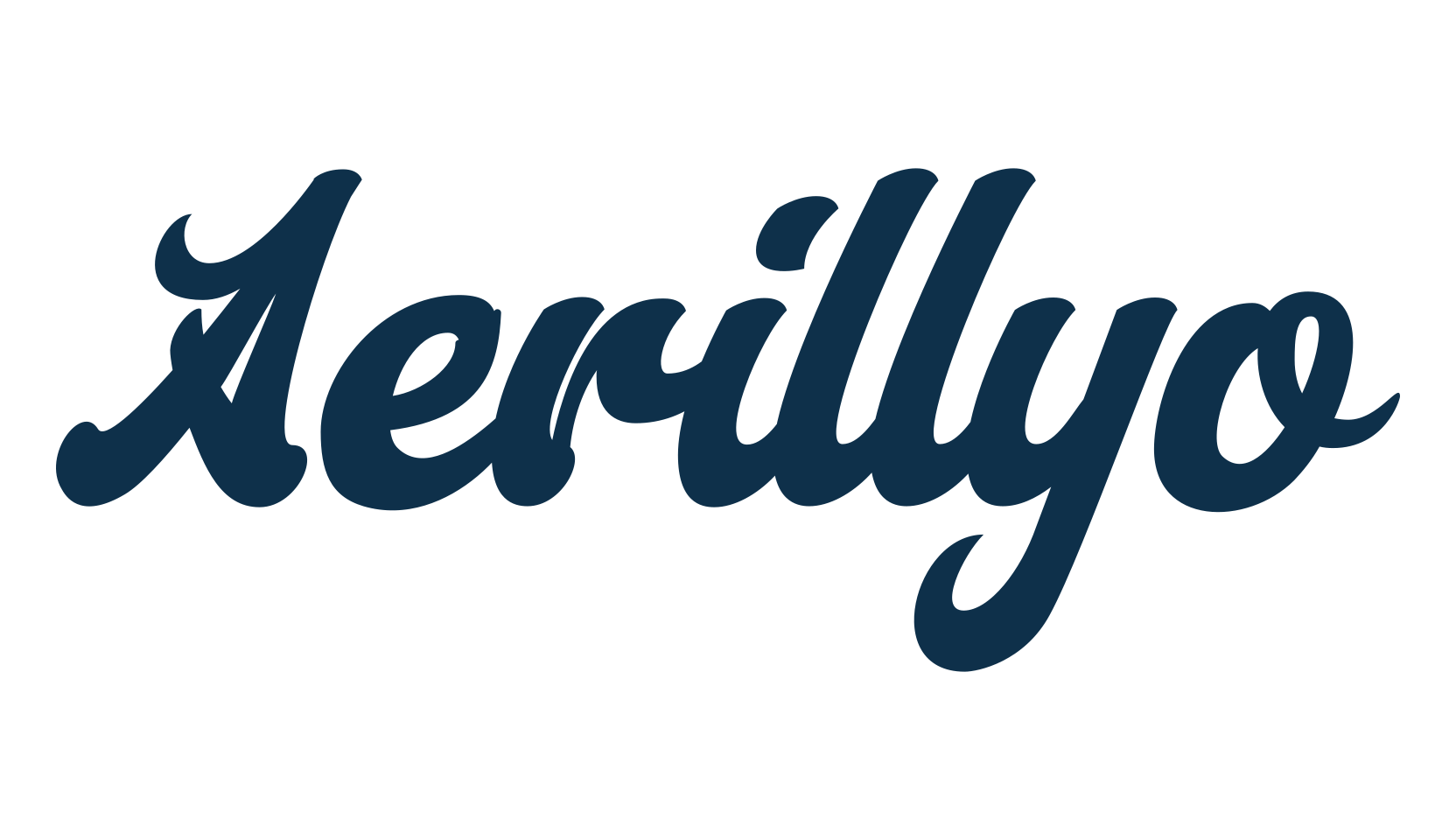 Aerillyo, fancy various decorative script calligraphy font preview