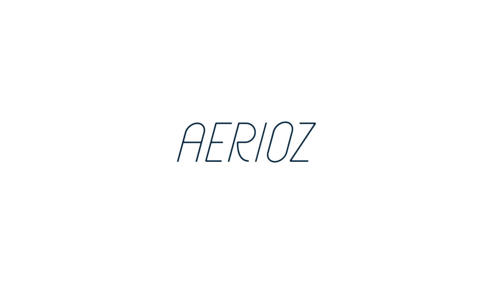 Aerioz, basic sans serif font preview