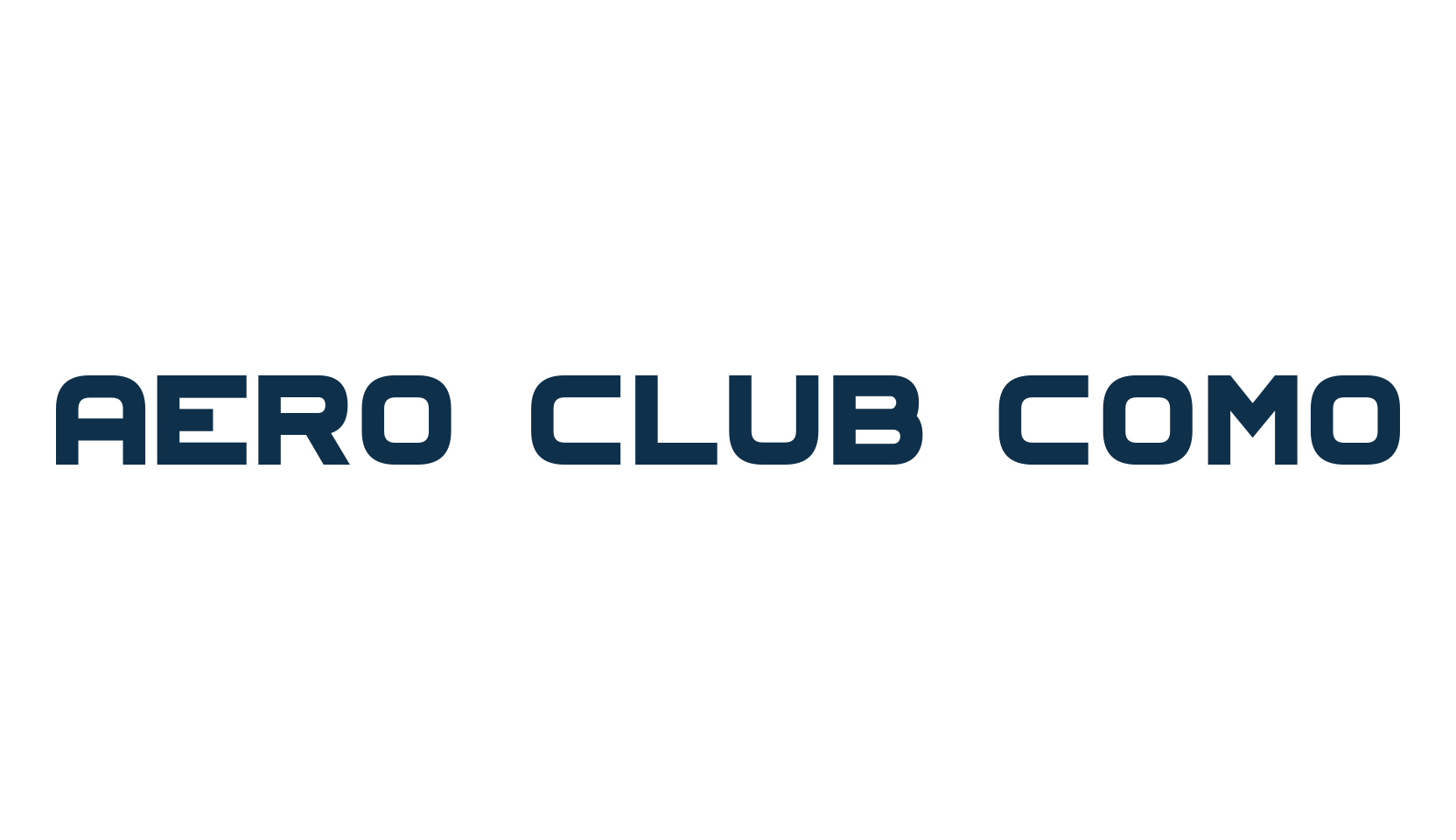 Aero Club Como, basic sans serif font preview