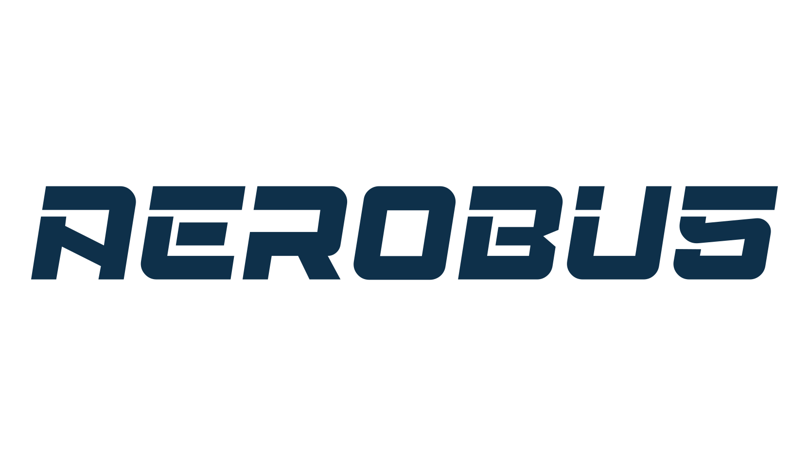 Aerobus, techno sci-fi font preview