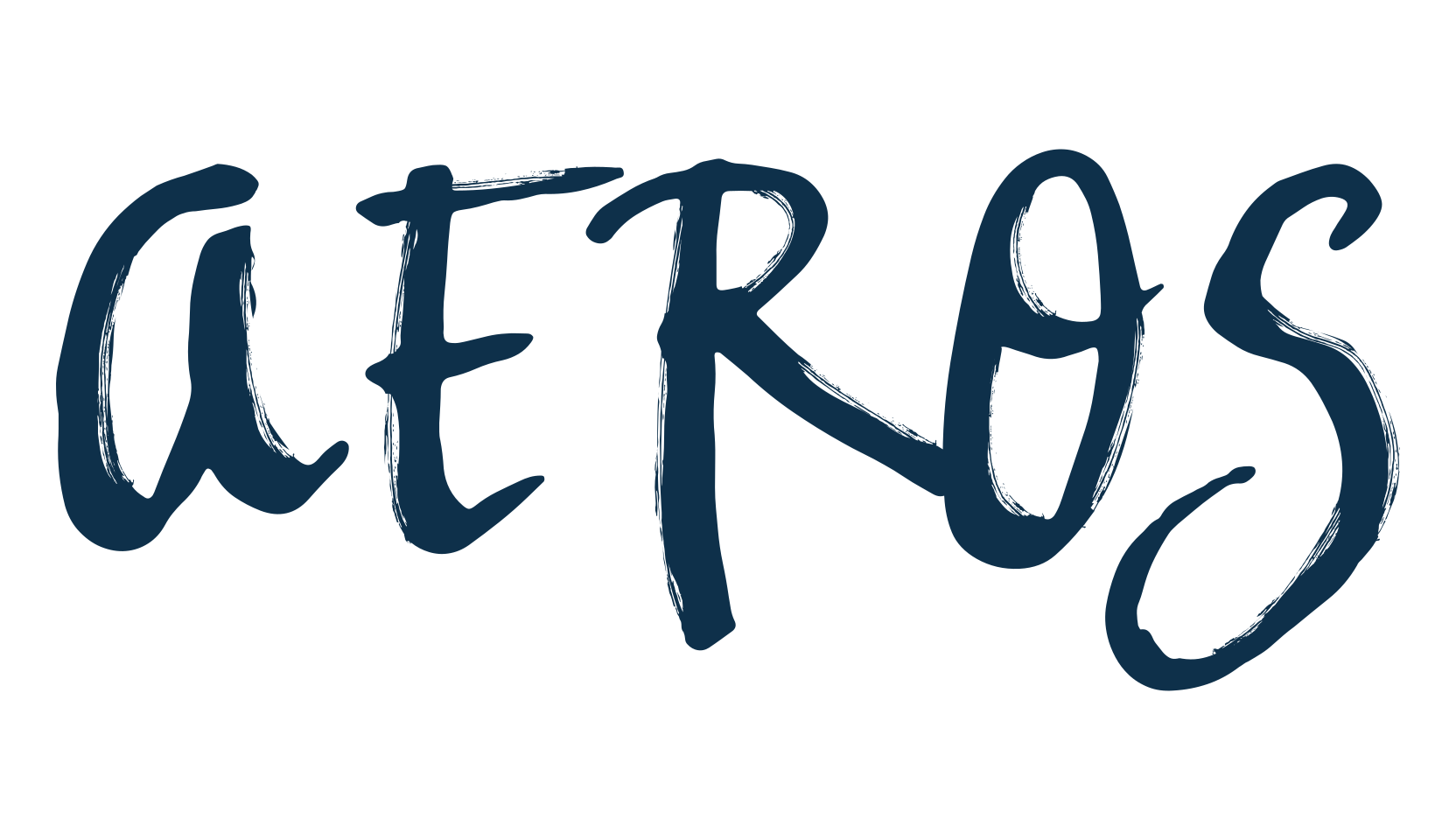 Aeros (aeros), brush font preview