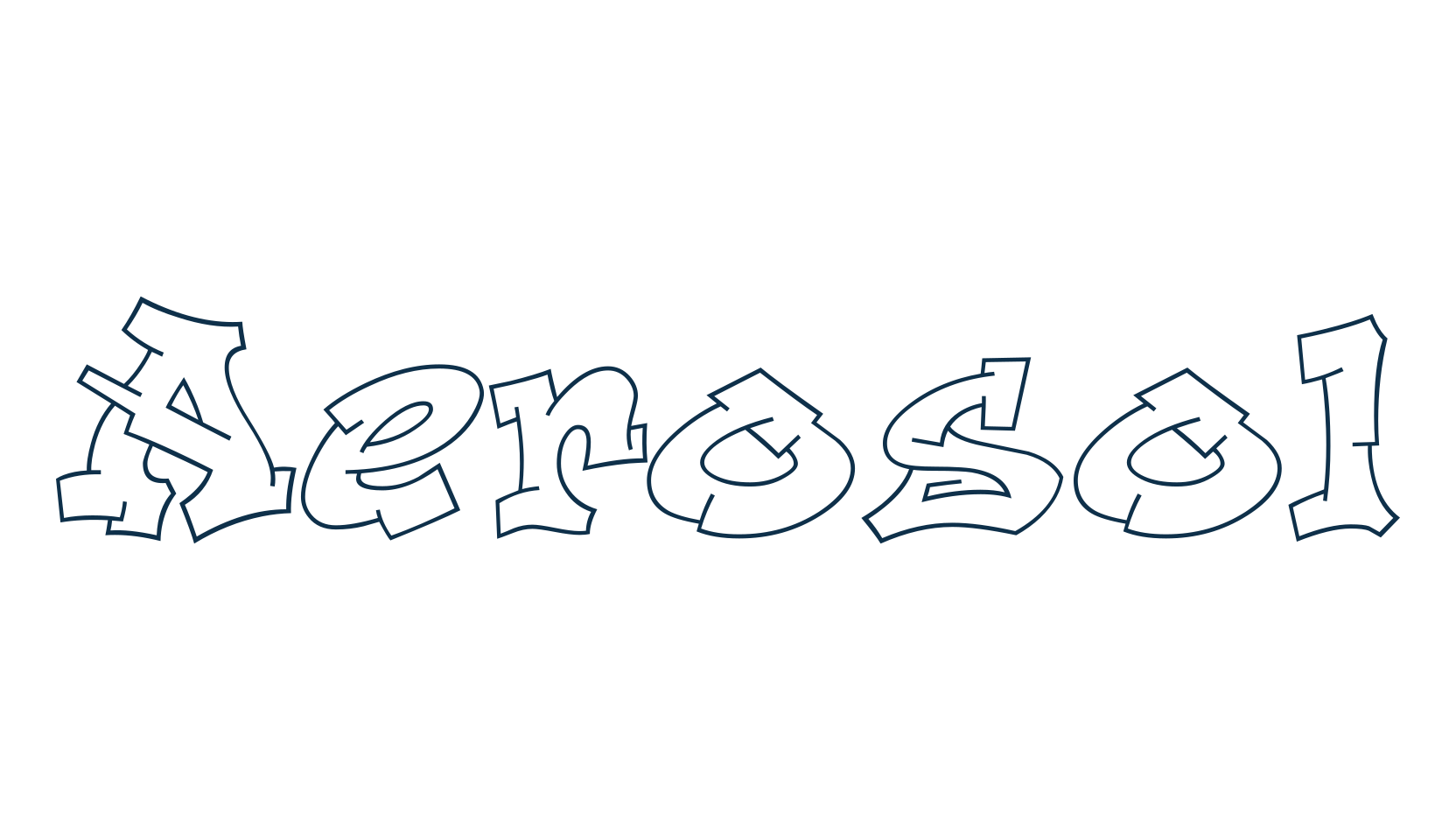 Aerosol, graffiti font preview