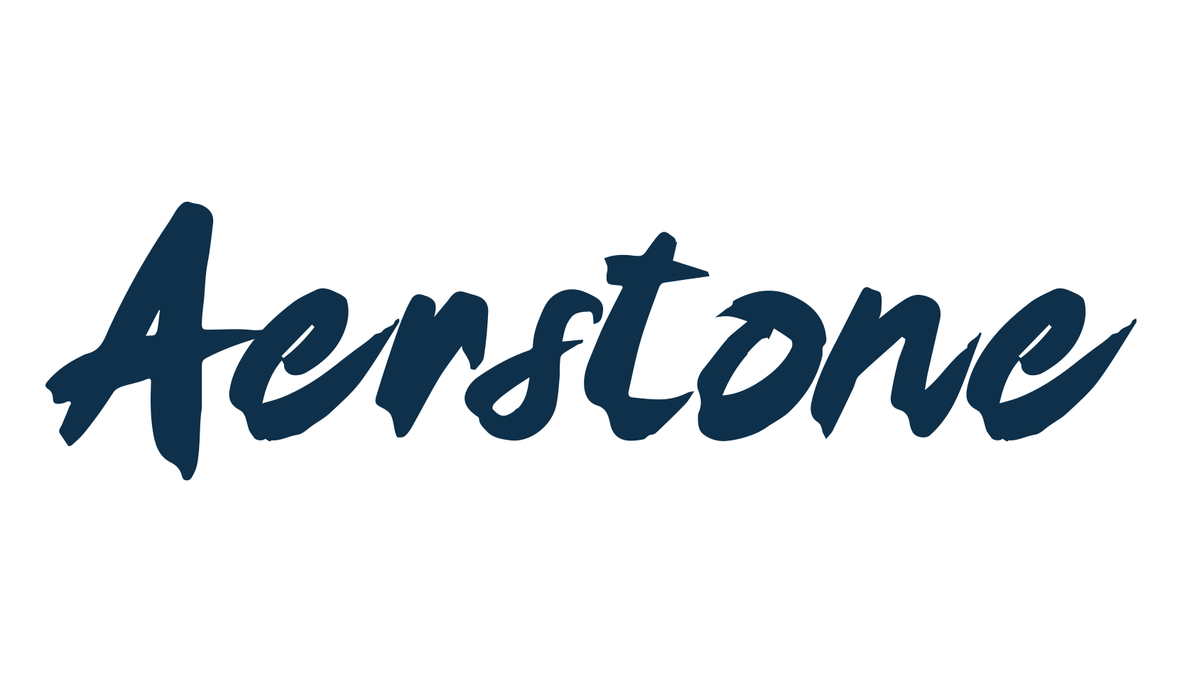 Aerstone, script brush fancy decorative calligraphy font preview