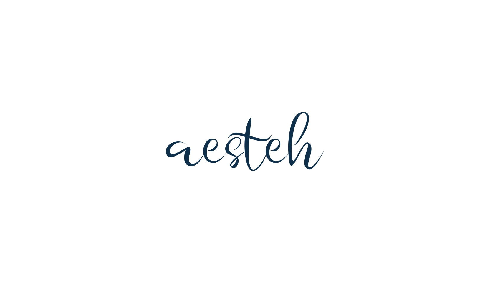Aesteh, script handwritten fancy decorative calligraphy font preview