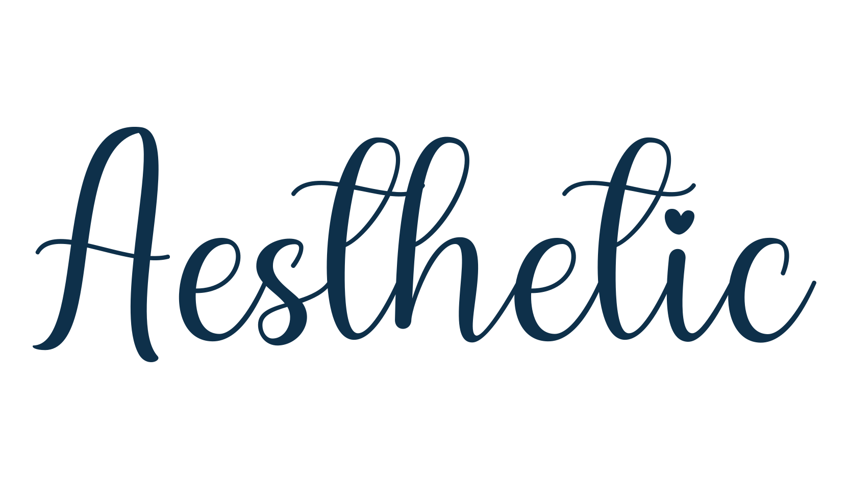 Aesthetic (aesthetic-6), script calligraphy fancy decorative font preview