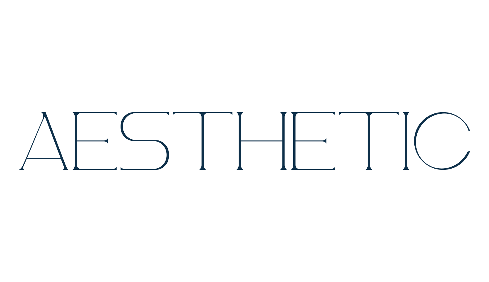 Aesthetic (aesthetic-9), basic serif font preview