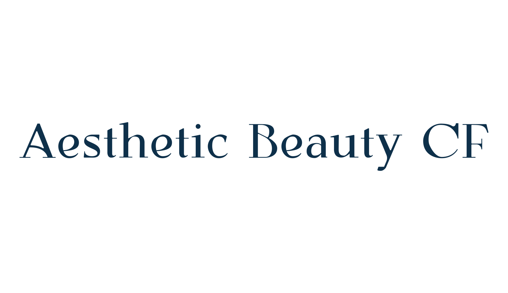 Aesthetic Beauty CF, basic serif font preview