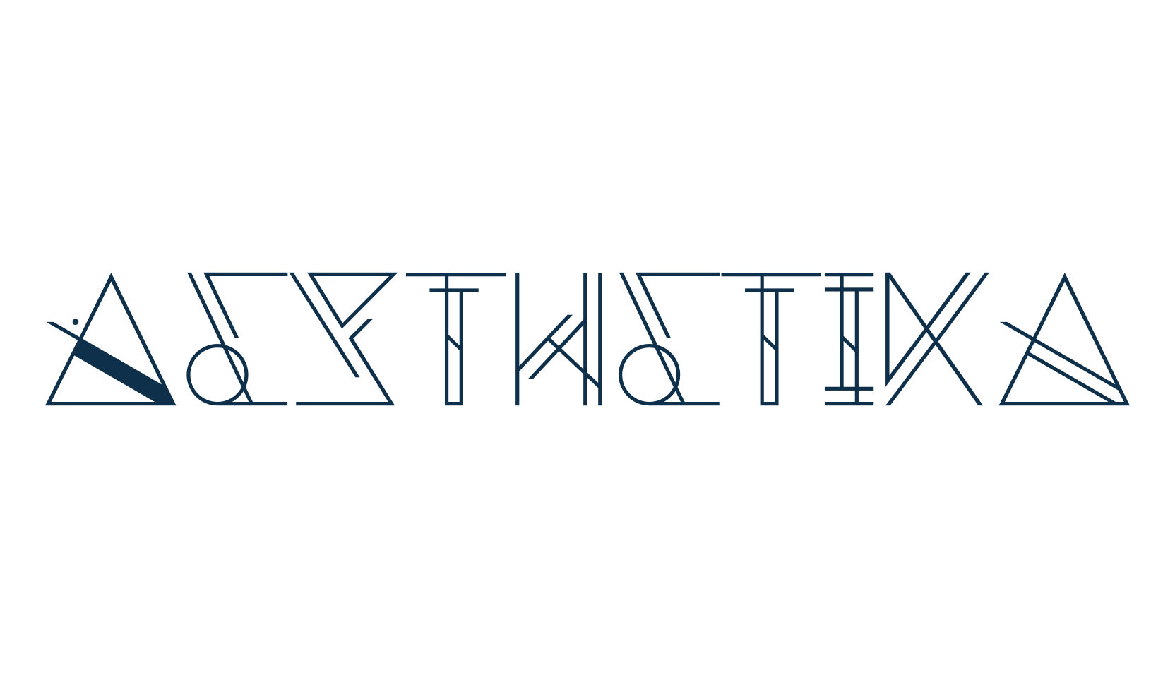 Aesthetika, fancy decorative font preview