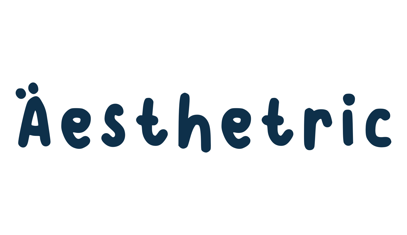 Aesthetric, script handwritten fancy decorative calligraphy font preview