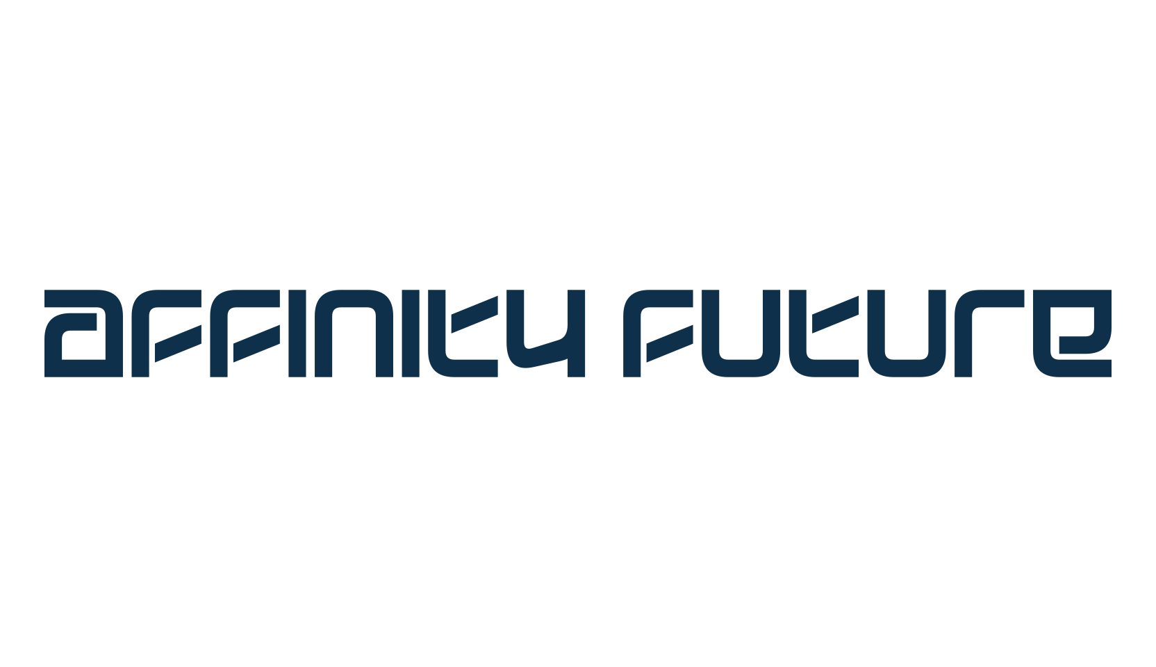 Affinity Future, techno sci-fi font preview