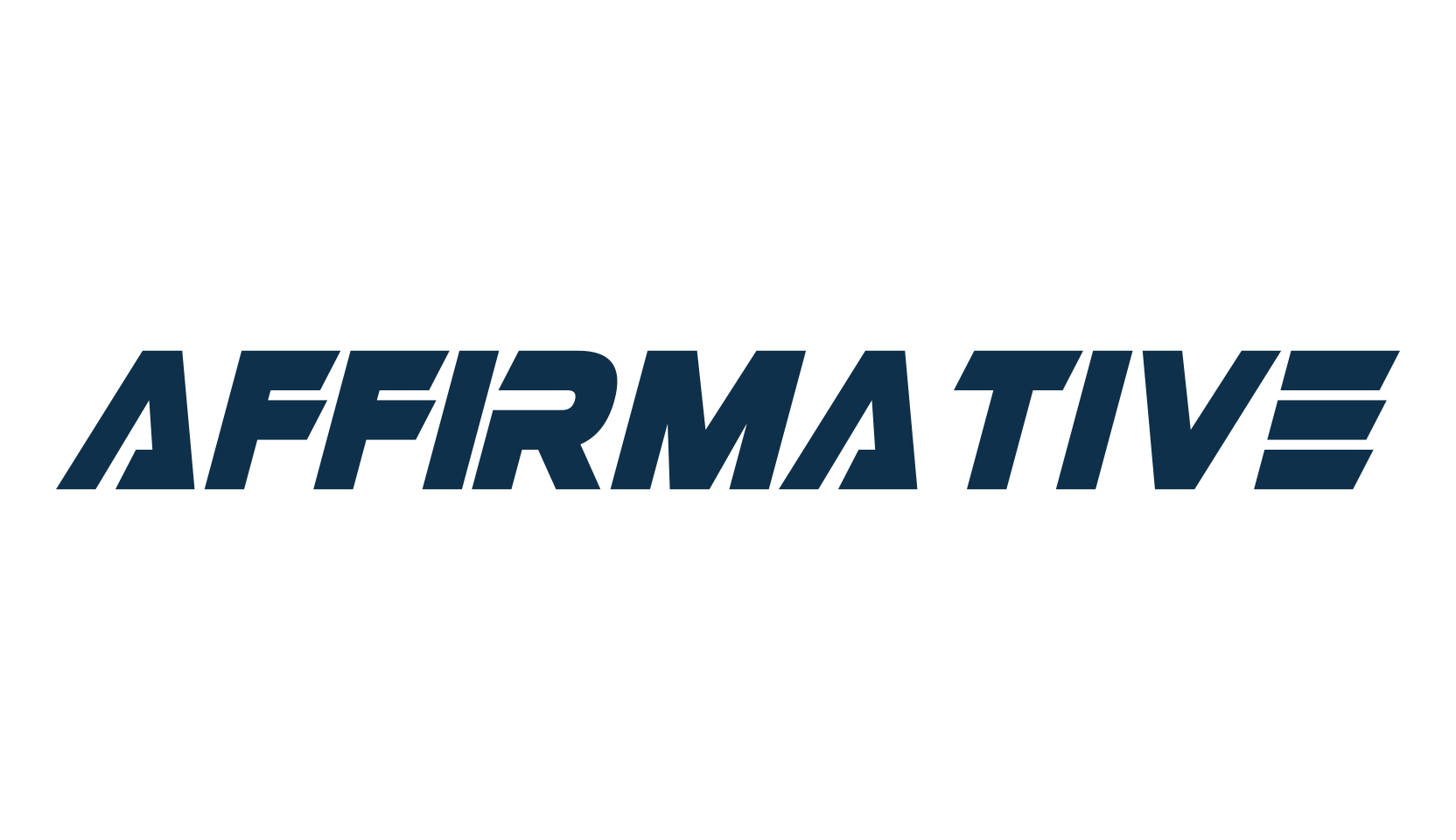 Affirmative, techno sci-fi font preview
