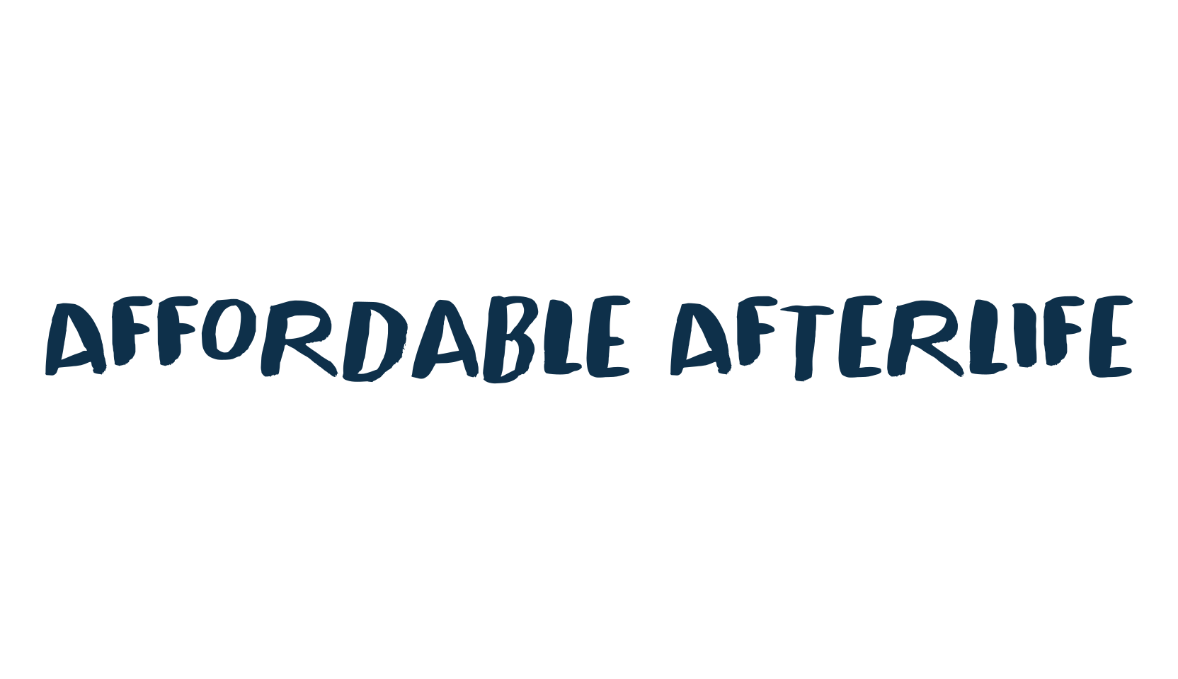Affordable Afterlife, script brush fancy decorative calligraphy font preview