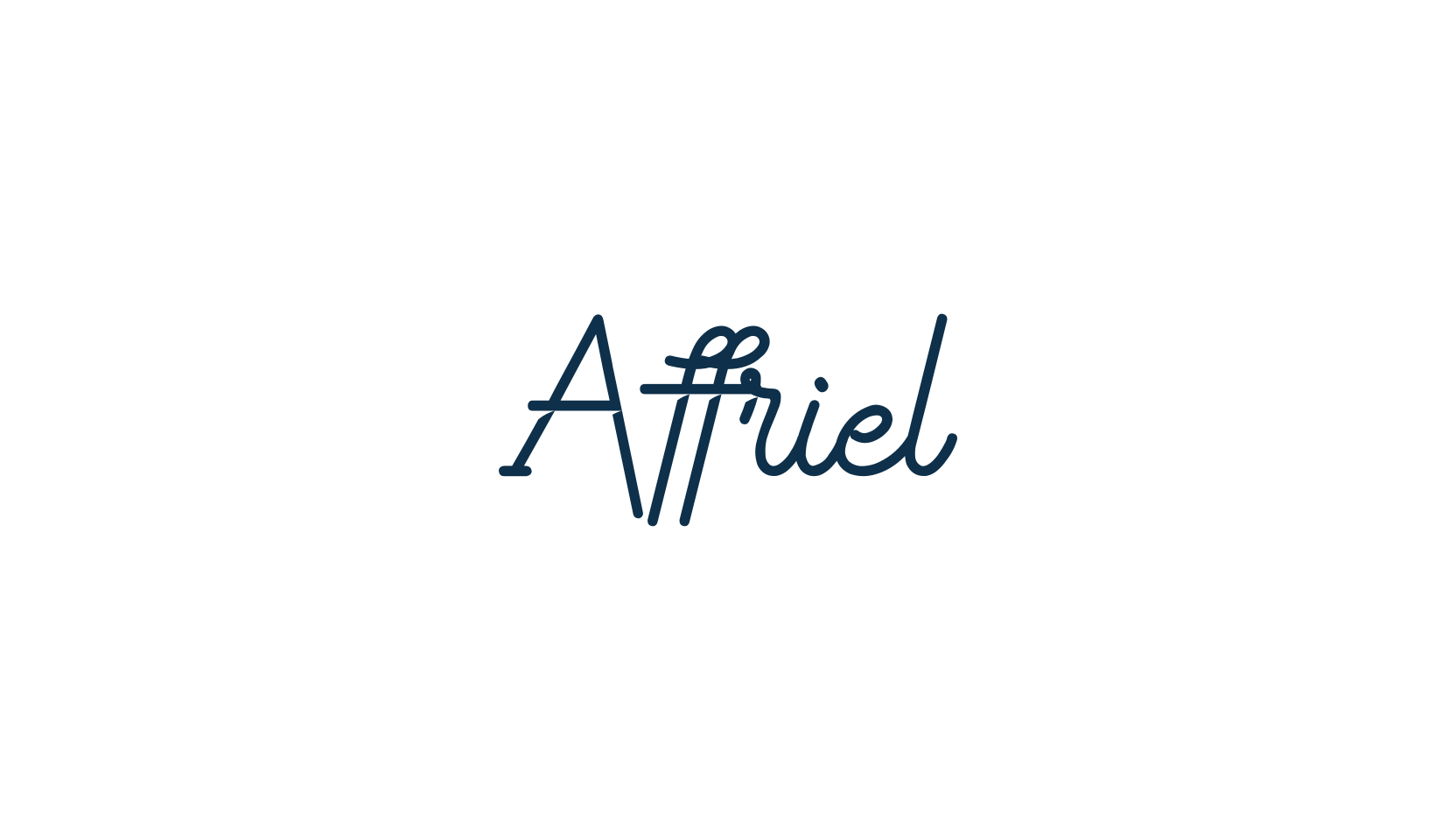 Affriel, fancy decorative font preview