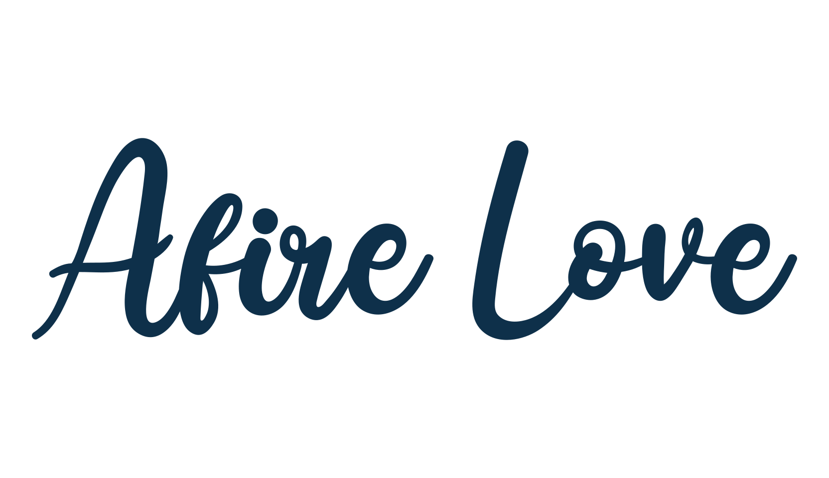 Afire Love, fancy various decorative script calligraphy font preview