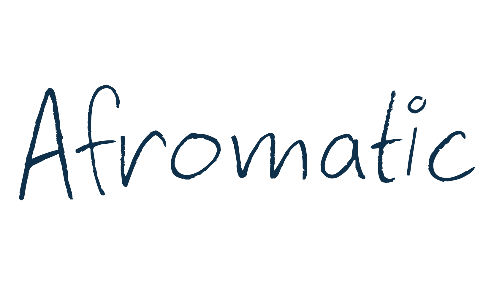 Afromatic, handwriting font preview