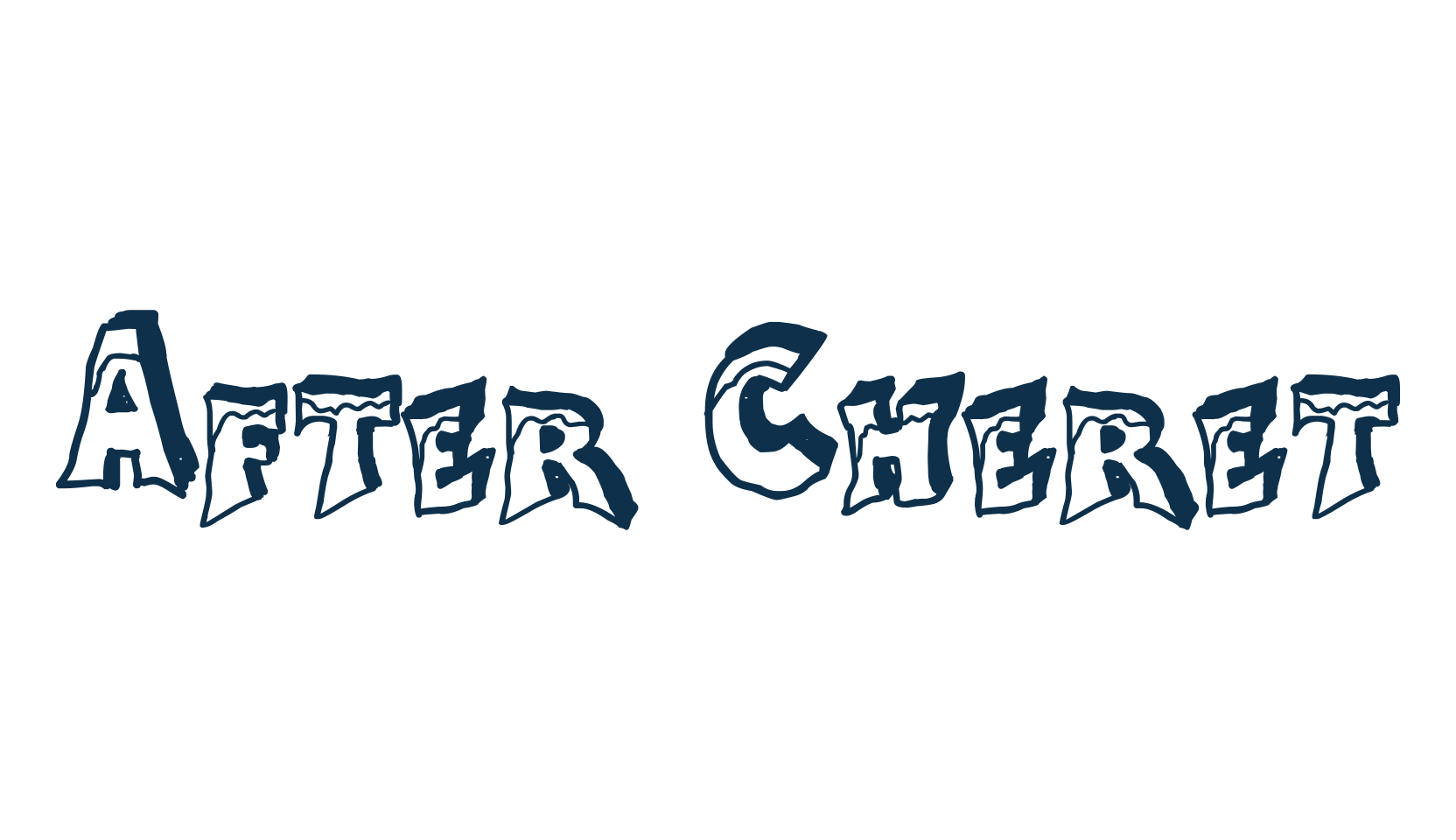 After Cheret, fancy cartoon decorative font preview