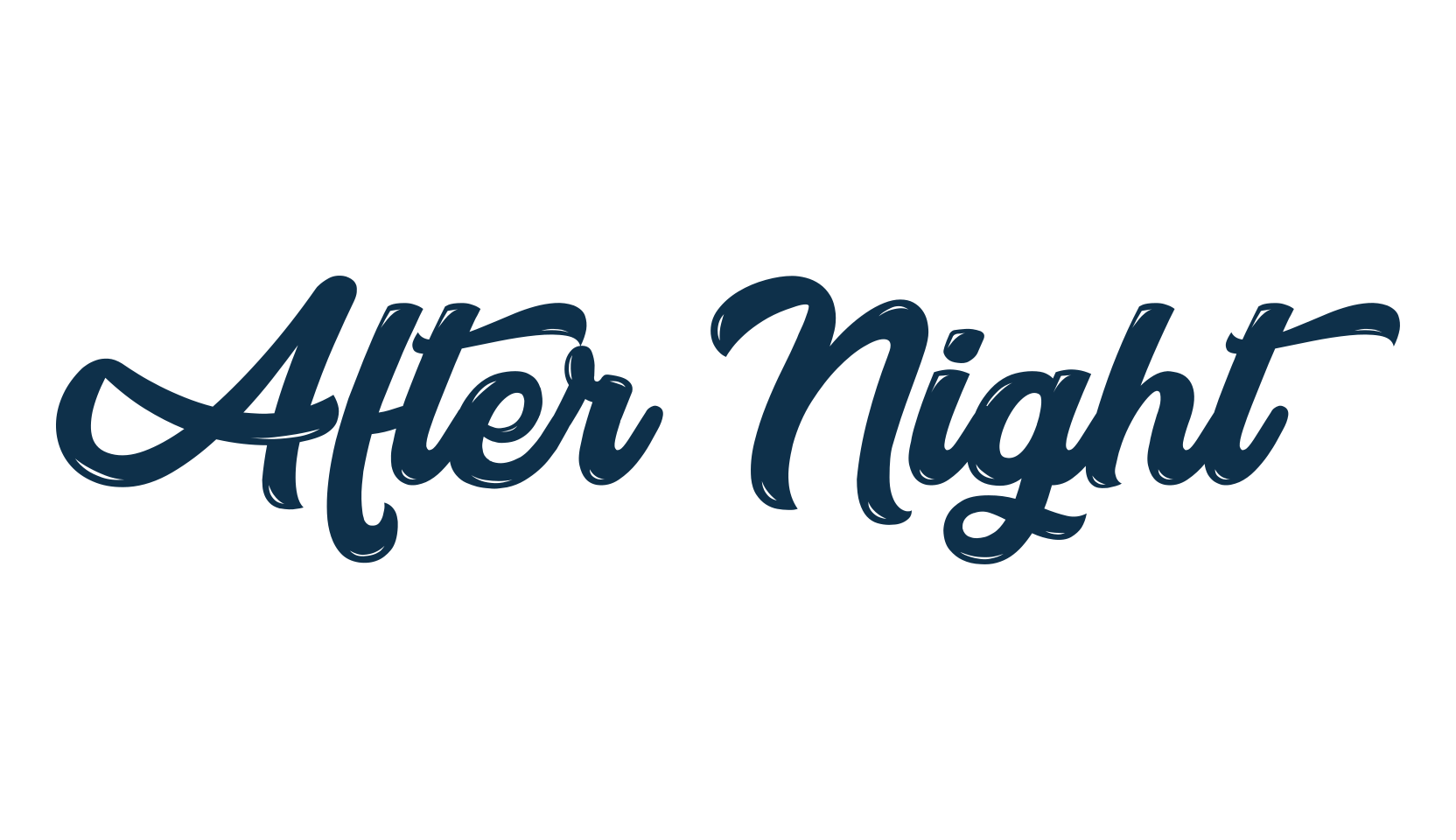 After Night, fancy various decorative script calligraphy font preview