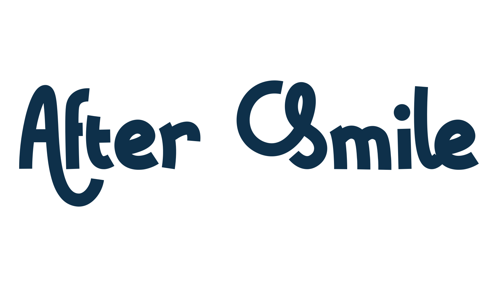 After Smile, fancy decorative font preview