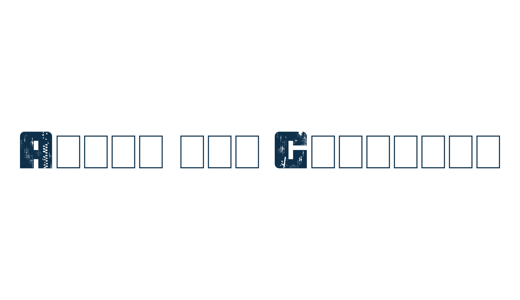After the Goldrush, fancy various techno sci-fi font preview