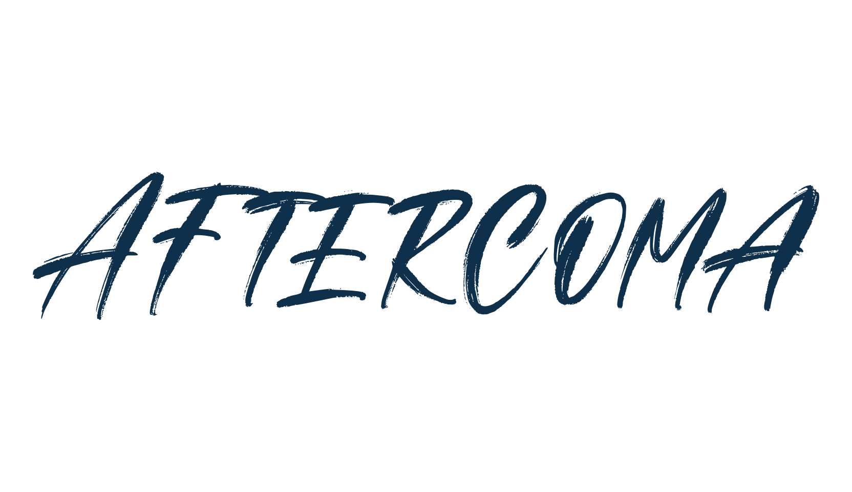 Aftercoma, script brush fancy decorative calligraphy font preview
