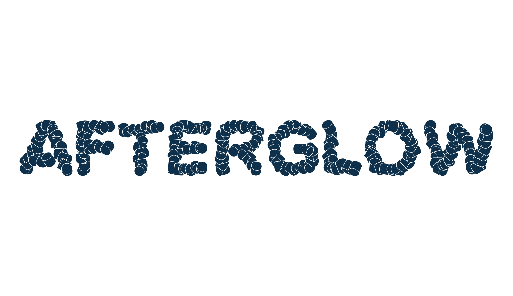 Afterglow, decorative font preview