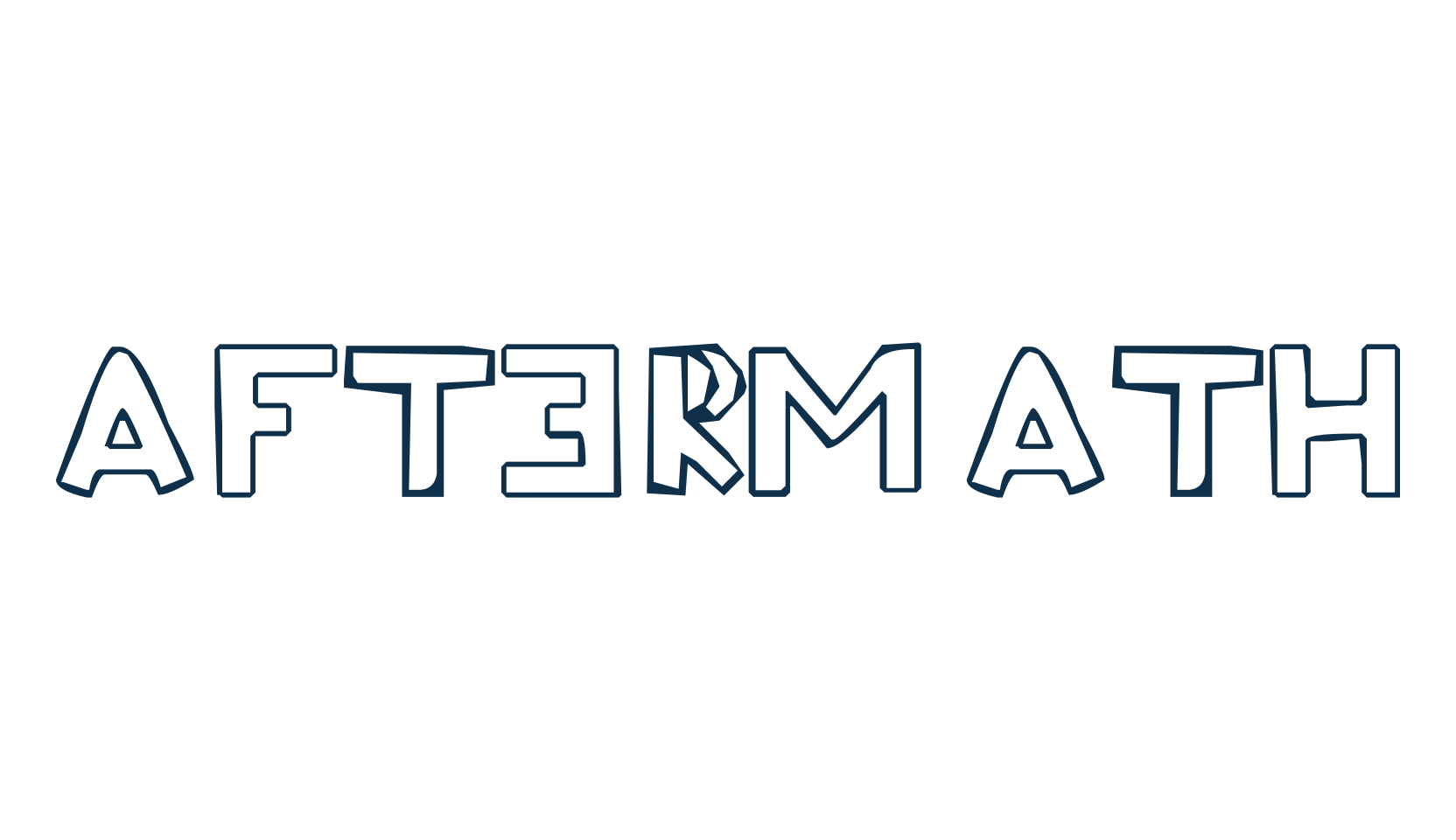Aftermath (aftermath-kj), fancy various decorative font preview