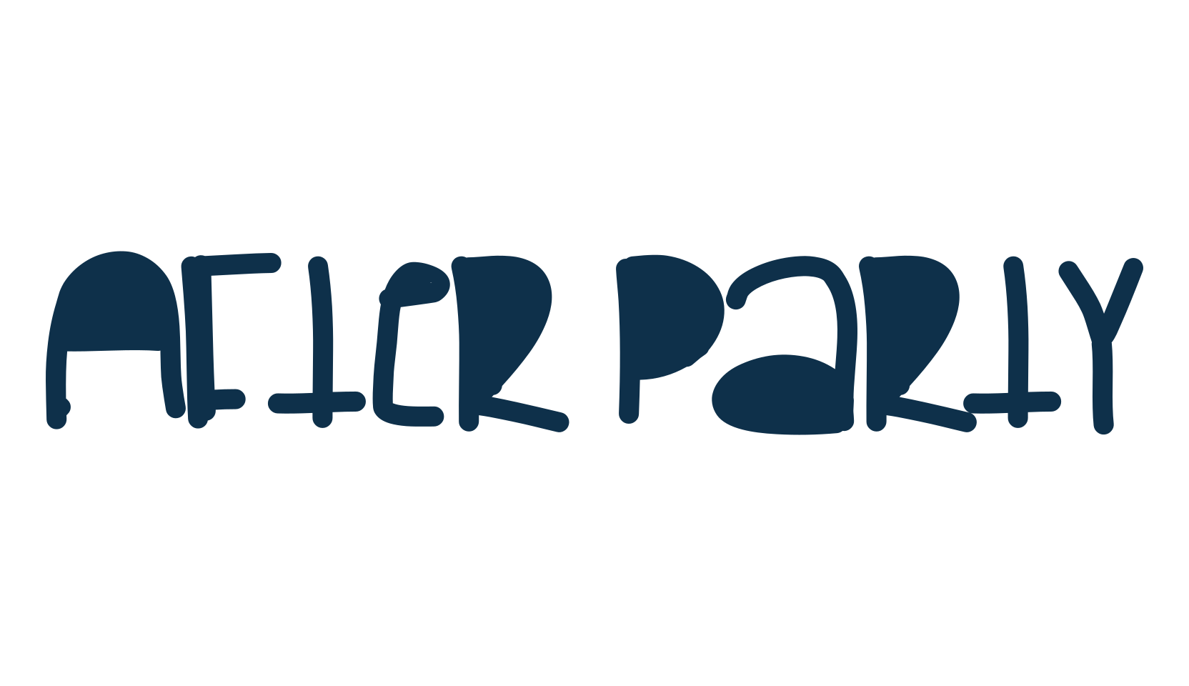 After Party, fancy various decorative script calligraphy font preview