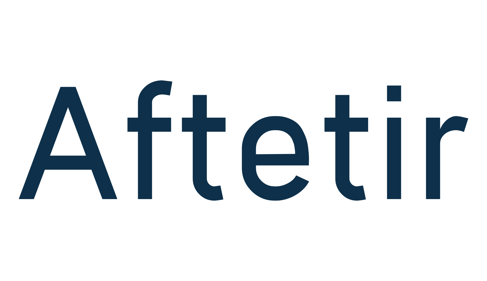 Aftetir, sans serif font preview