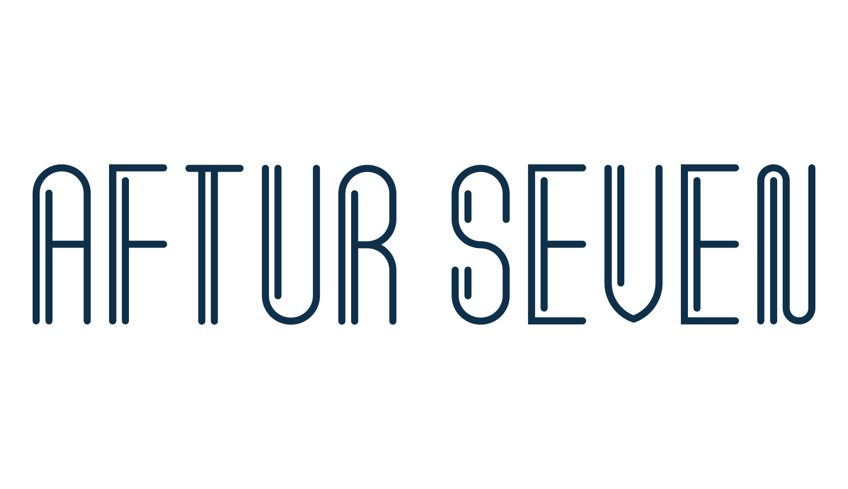 Aftur Seven, fancy retro decorative font preview