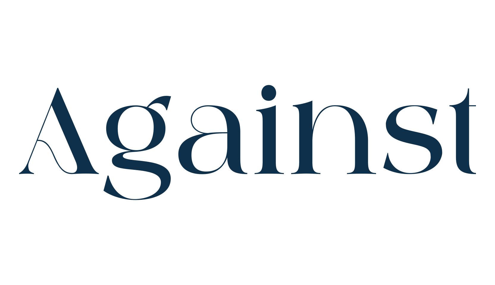 Against, serif font preview