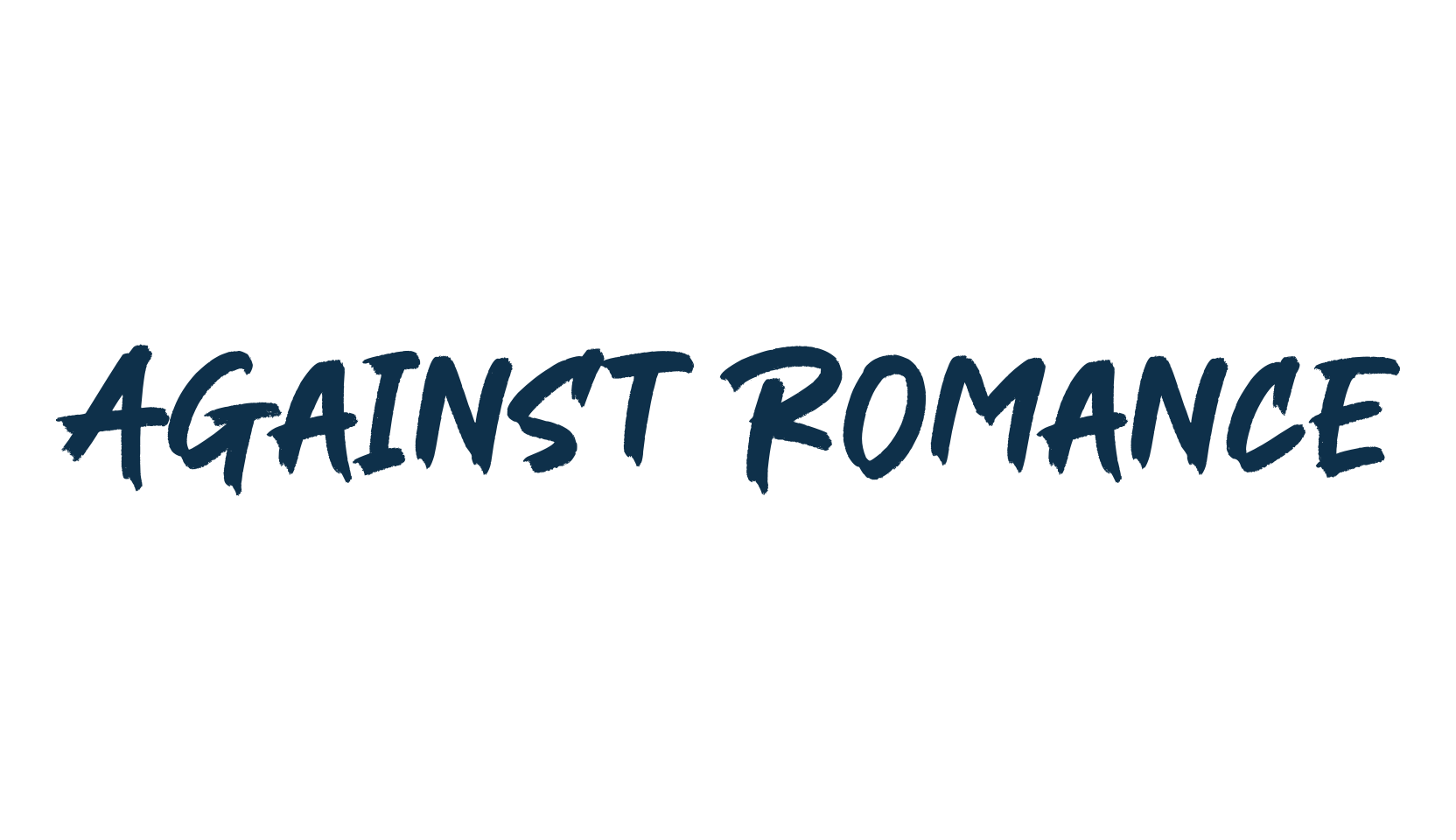 Against Romance, script brush fancy decorative calligraphy font preview