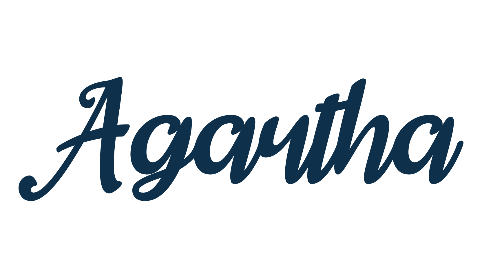 Agartha, fancy various decorative script calligraphy font preview