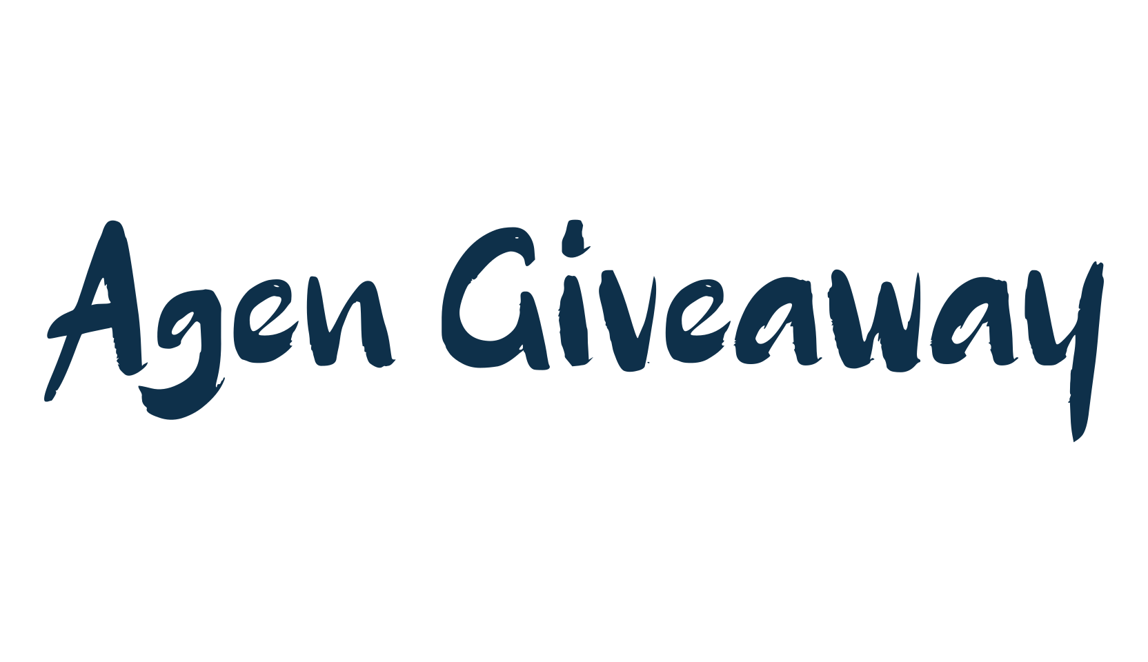 Agen Giveaway, script brush fancy decorative calligraphy font preview