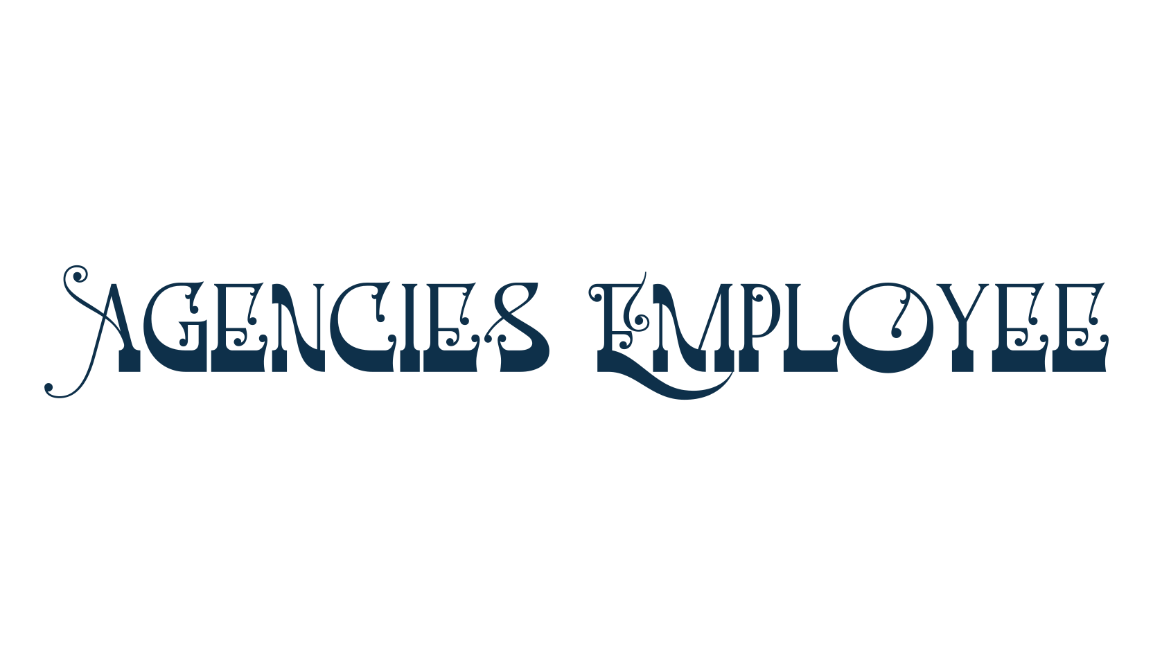 Agencies Employee, retro font preview