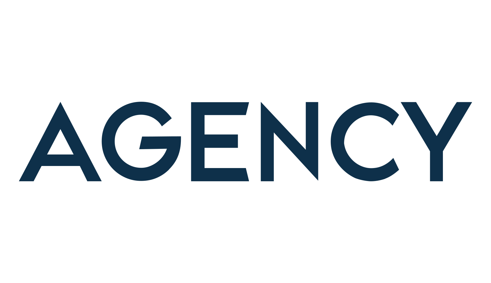 Agency, basic sans serif font preview