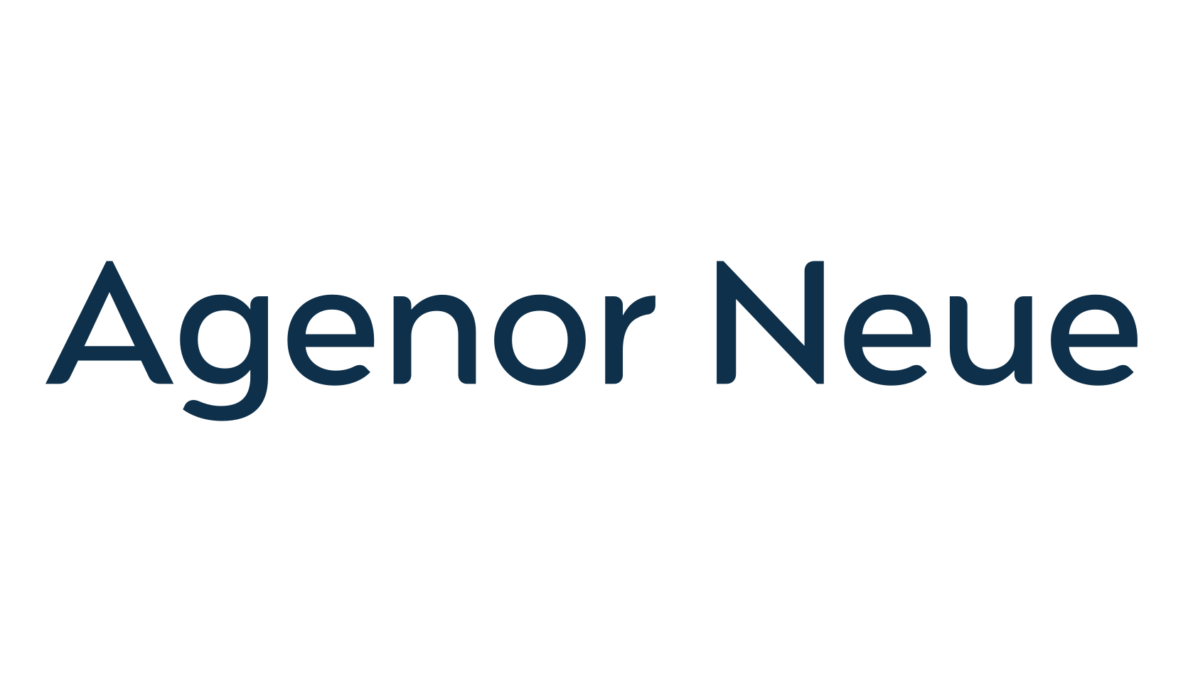 Agenor Neue, basic sans serif font preview