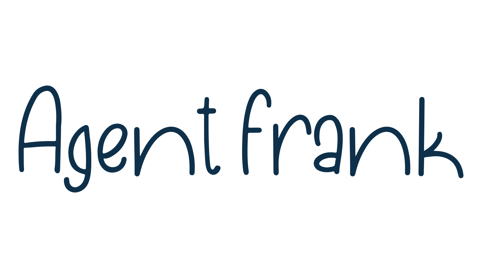 Agent Frank, cartoon font preview