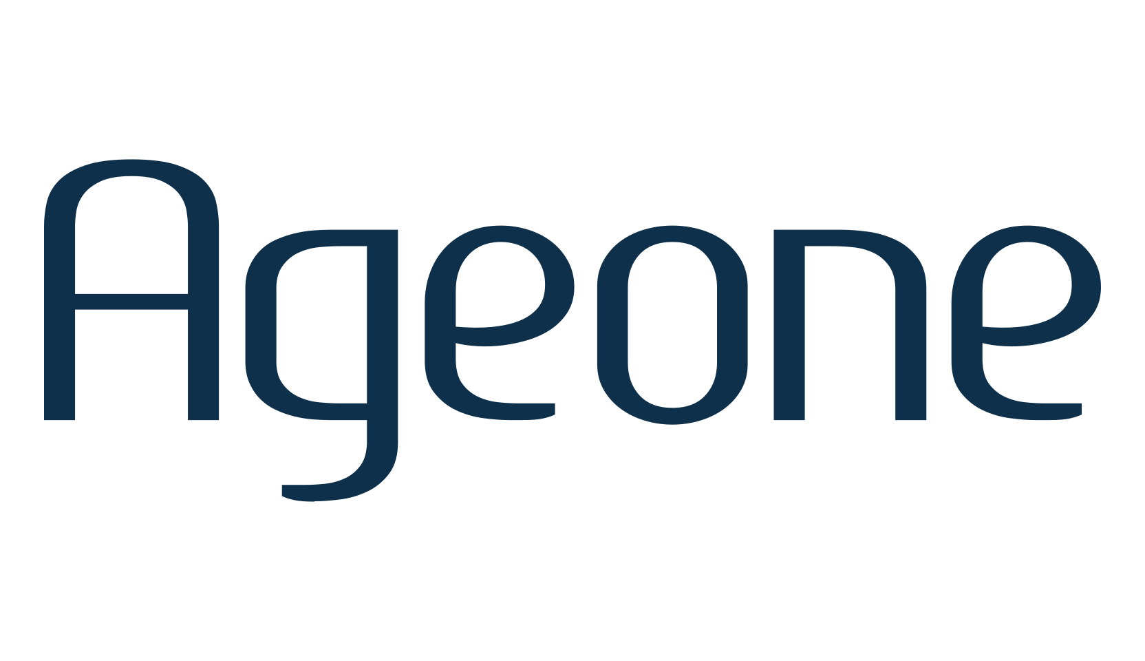 Ageone, sans serif font preview