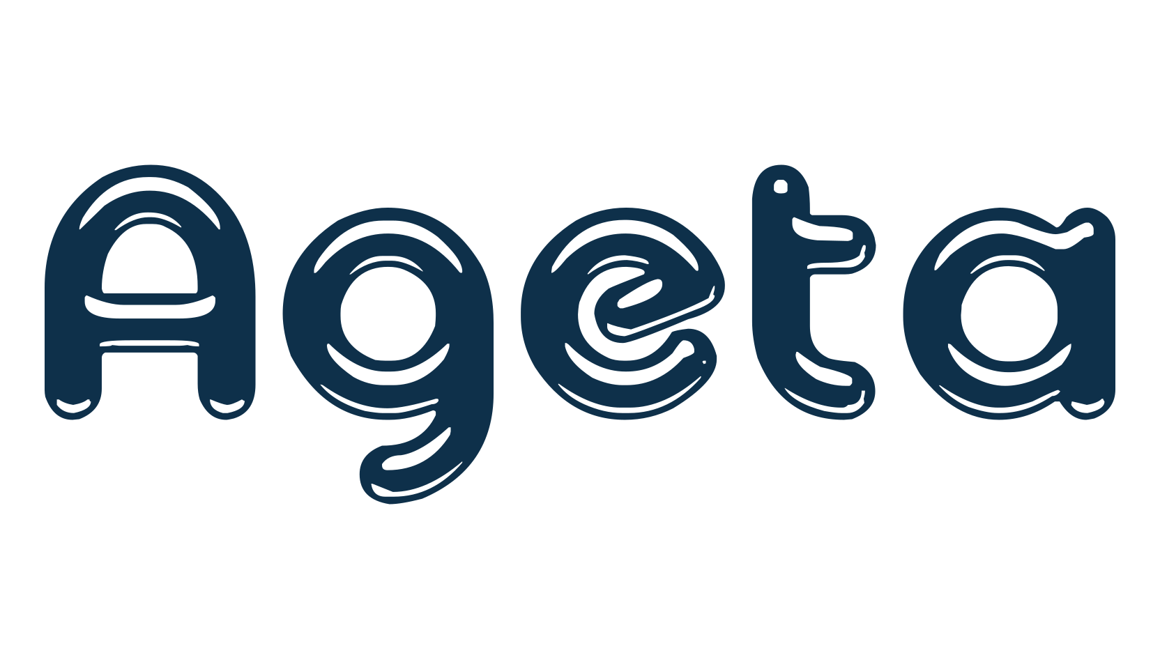 Ageta, groovy font preview