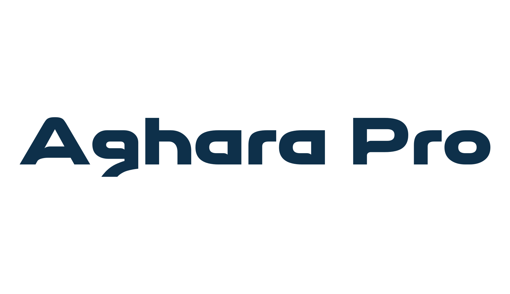 Aghara Pro, various font preview