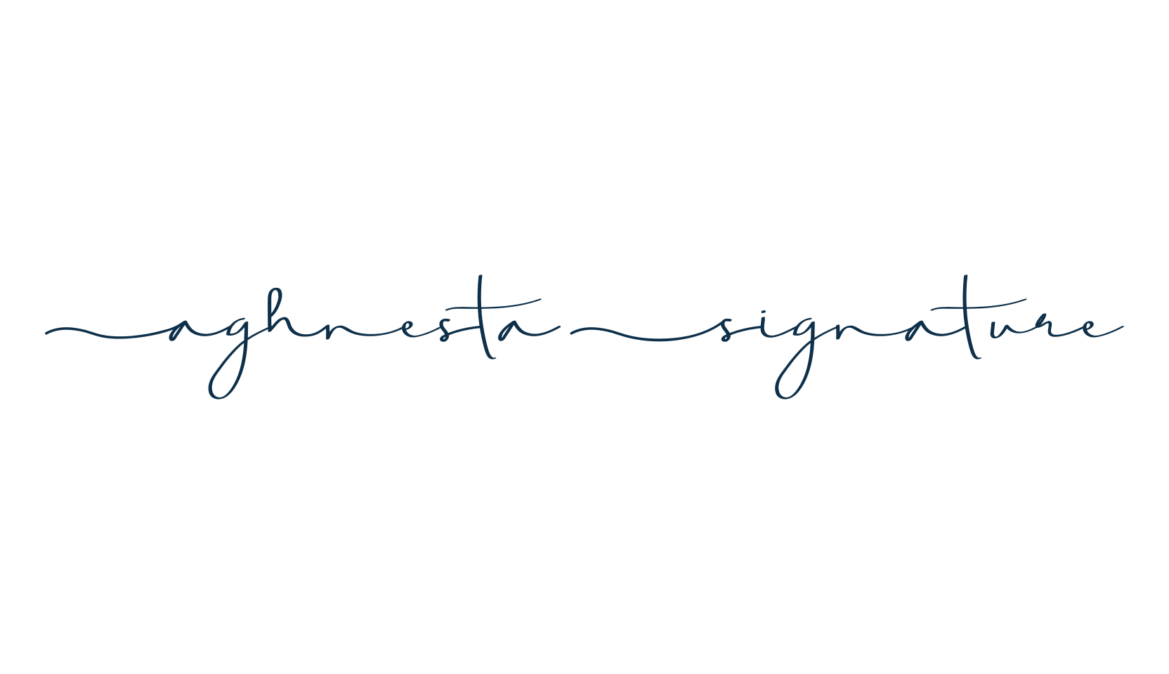 Aghnesta Signature, script handwritten fancy decorative calligraphy font preview