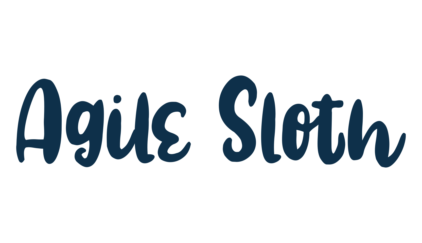 Agile Sloth, fancy decorative font preview