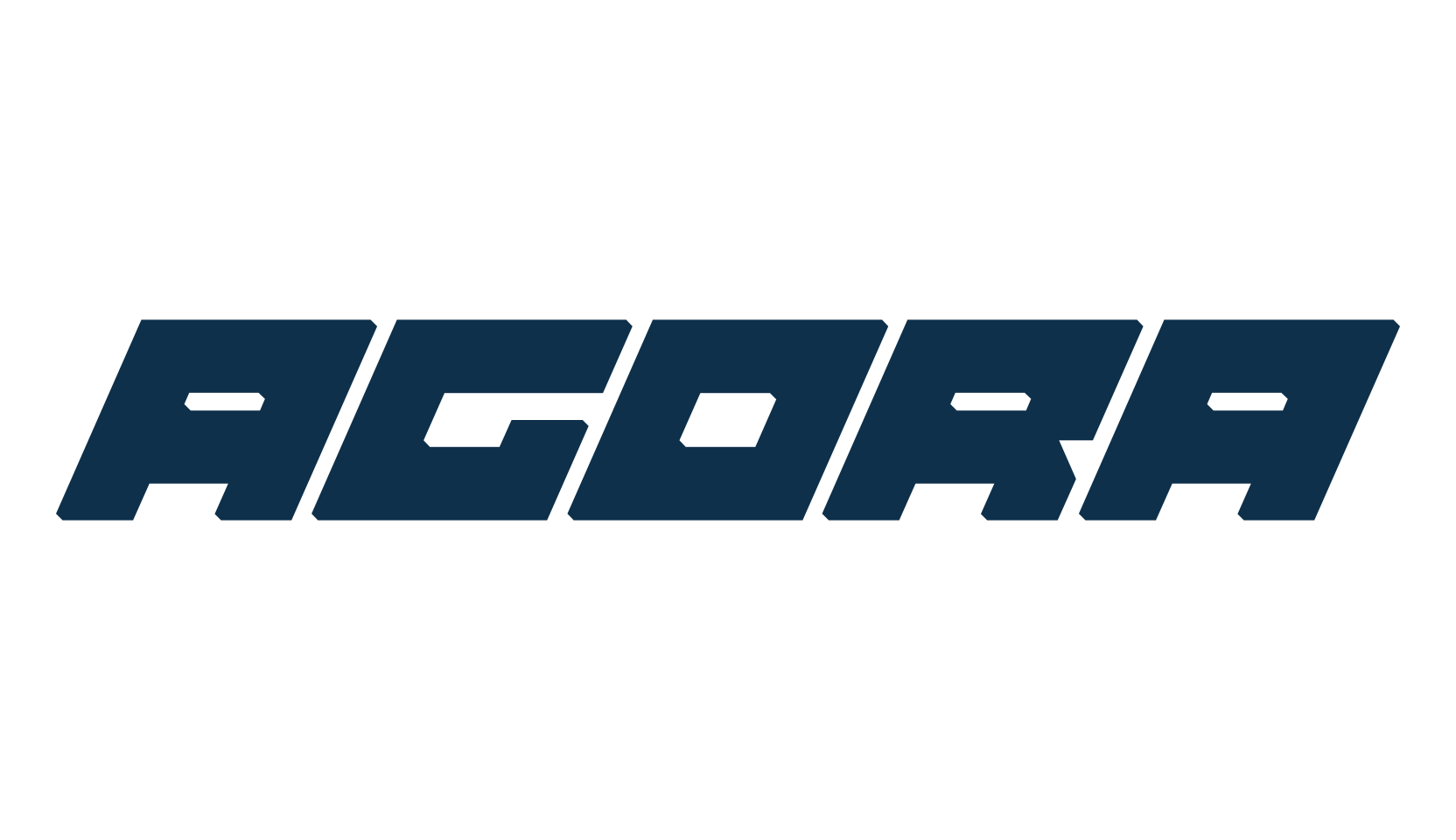 Agora, sci-fi font preview