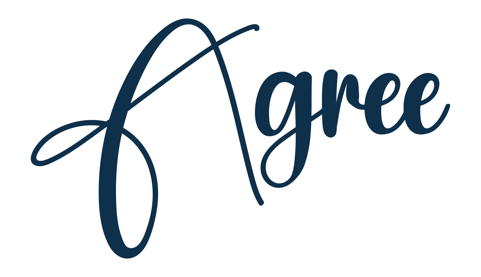 Agree (agree-2), fancy decorative font preview