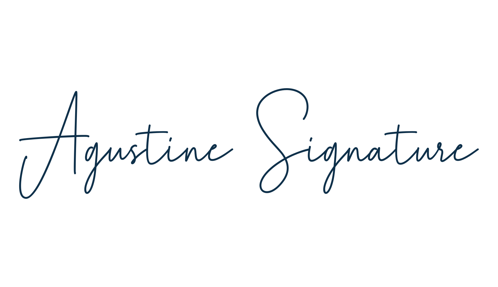 Agustine Signature, handwriting font preview