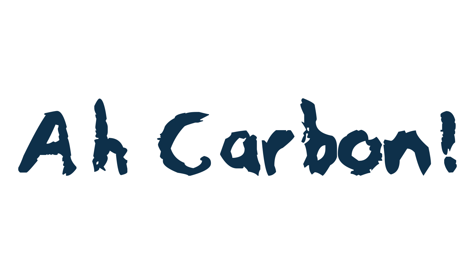 Ah Carbon!, script trash fancy decorative calligraphy font preview