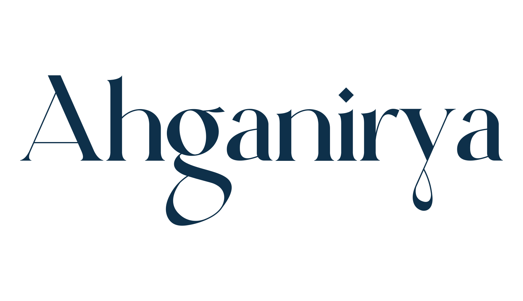Ahganirya, basic serif font preview