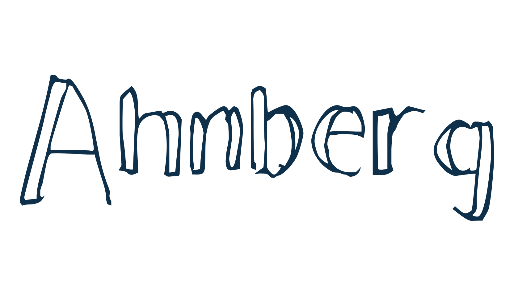 Ahnberg, fancy various decorative script calligraphy font preview