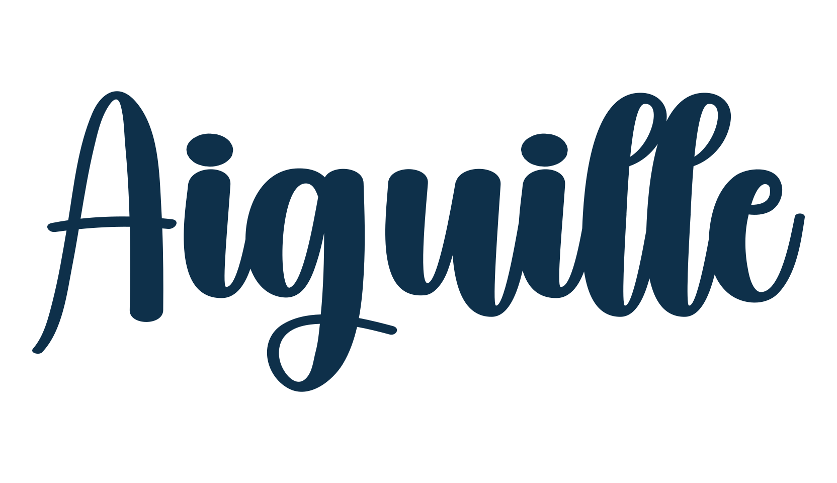 Aiguille, display market font preview